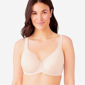🌺 Wacoal 853192 Basic Beauty Spacer Cream Full Coverage Underwire T-Shirt Bra,